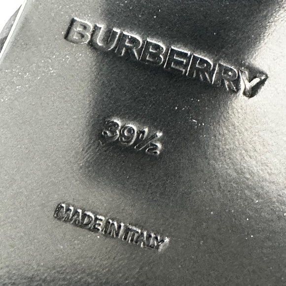 Authentic Burberry Scarf Tie Leather Point-toe Mules***Size: EU 39.5***NIB - Picture 11 of 14